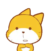 a cartoon fox with a surprised look on his face