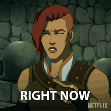 Right Now Teela GIF - Right Now Teela Masters Of The Universe Revelation GIFs