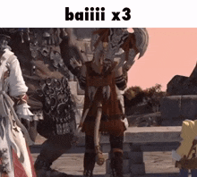 Baiiii X3 Ffxiv GIF - Baiiii X3 Ffxiv Final Fantasy GIFs