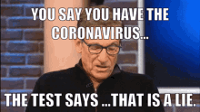 Coronavirus Testing GIF - Coronavirus Testing Lie GIFs