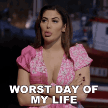 Worst Day Of My Life Chloe Ferry GIF - Worst Day Of My Life Chloe Ferry All Star Shore GIFs