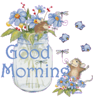 Good Morning Flowers Sticker - Good Morning Flowers Birds Stickers