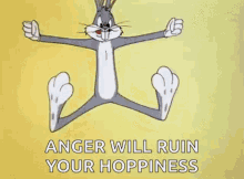 Bugs Bunny Anger Will Ruin Your Hoppiness GIF - Bugs Bunny Anger Will Ruin Your Hoppiness Angry GIFs