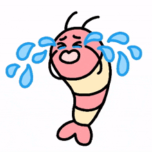 shrimp emotion pink lovely cry