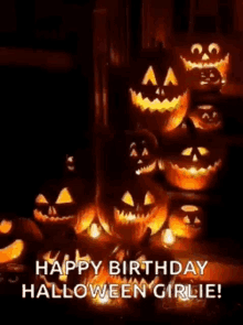 Happy Halloween Birthday GIF - Happy Halloween Birthday Pumpkin GIFs