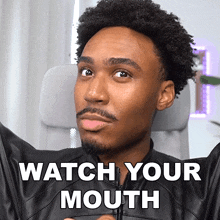 Watch Your Mouth Imurgency GIF - Watch Your Mouth Imurgency Watch What You Say GIFs
