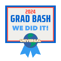 Graduation Grad Bash Sticker