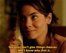 True Detective Maggie Hart GIF - True Detective Maggie Hart You Guys Dont Give Things Chances GIFs