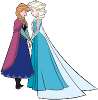 Sisters Anna And Elsa Sticker