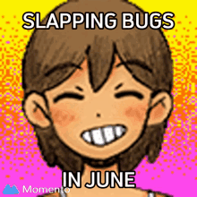 Slapping Bugs In June GIF