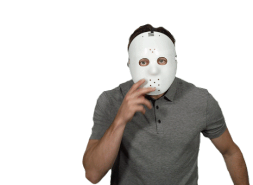 Mask Jason Mask Sticker