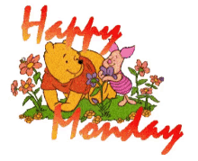 Happy Monday Winnie The Pooh GIF - Happy Monday Winnie The Pooh Piglet GIFs