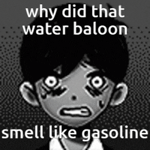 Omori Why Did That GIF - Omori Why Did That Water Baloon GIFs