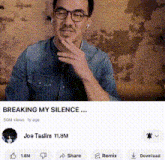 Joe Taslim Breaking My Silence Joe Taslim Meme GIF
