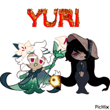 a picture of a cartoon character with the name yuri on it