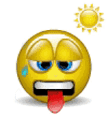 emoji weather hot