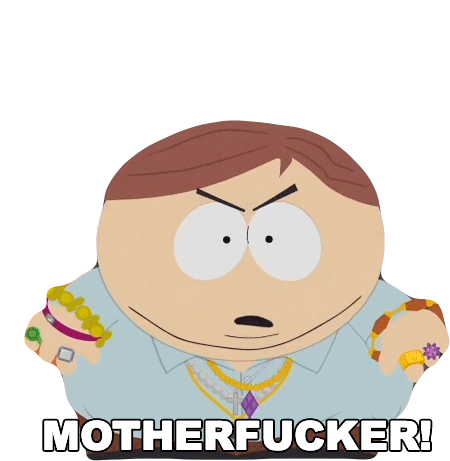 Motherfucker Eric Cartman Sticker - Motherfucker Eric Cartman South Park Stickers
