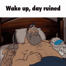 Day Ruined Wake Up GIF - Day Ruined Wake Up GIFs