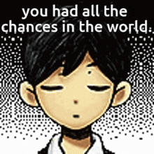 Omori You Wasted It All GIF - Omori You Wasted It All You Had All Of The Chances In The World GIFs