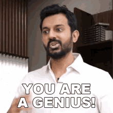 You Are A Genius Faisal Khan GIF - You Are A Genius Faisal Khan Thats Brilliant GIFs