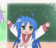 Hii Gumi Lucky Star GIF - Hii Gumi Lucky Star Lucky Star Anime GIFs