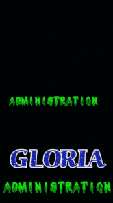 a picture of a woman with the name gloria on the bottom