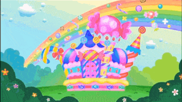 Schönes Candy Land Anime-Frauenposter · Creative Fabrica
