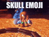 Knuckles Skull Emoji GIF