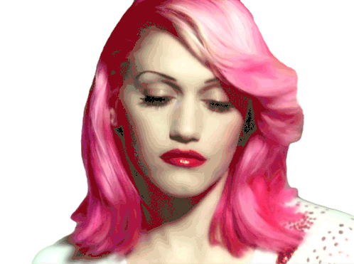 Pouty Face Gwen Stefani Sticker