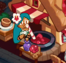 Cookie Run Kingdom Tiger Lily Cookie GIF - Cookie Run Kingdom Cookie Run Tiger Lily Cookie GIFs
