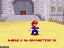Mario Spaghetti GIF - Mario Spaghetti Punch GIFs