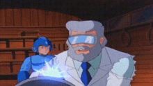 Mega Man Doctor Light GIF - Mega Man Doctor Light Dr Light GIFs