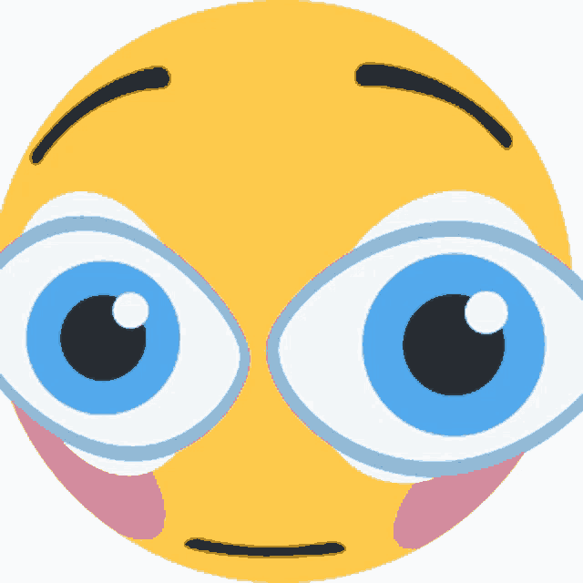 Cursed Discord Flushed Emoji Sticker - Cursed Discord Flushed