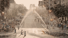 Kids Running In The Heights GIF