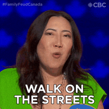 Walk On The Streets Family Feud Canada GIF - Walk On The Streets Family Feud Canada Stroll In The Streets GIFs
