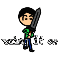 Bring It On Fight Me Sticker - Bring It On Fight Me Try Me Stickers