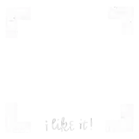 it looks like a camera taking a picture with the words `` take it '' written on it .