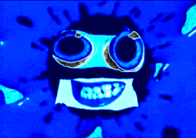 a blue background with a smiley face and the number 88 on it