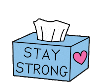 Stay Strong Tissue Sticker - Stay Strong Tissue You Got This Stickers