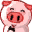 Pig Blush Sticker - Pig Blush In Love Stickers