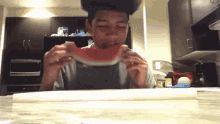 David Eats Watermelon Daivd Eating Watermelon GIF - David Eats Watermelon Daivd Eating Watermelon Azusabloom GIFs