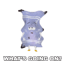 Whats Going On Towelie Sticker - Whats Going On Towelie South Park Stickers