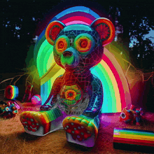 Vyd3n Psychedelic Gummy Bears GIF
