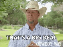 thats a big deal bubba thompson the cowboy way thats very important thats major