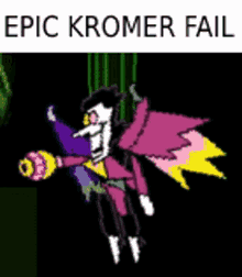 Epic Embed Fail Kromer GIF - Epic Embed Fail Kromer Spamton GIFs