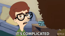 Its Complicated Andrew Glouberman GIF - Its Complicated Andrew Glouberman Big Mouth GIFs