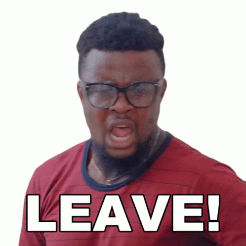 Leave Markangelcomedy Sticker - Leave Markangelcomedy Get Outta Here