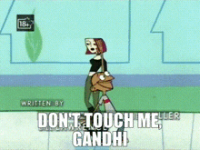 Clone High Joan Of Arc GIF - Clone High Joan Of Arc Don'T Touch Me GIFs