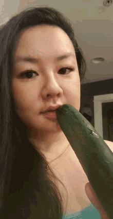 Cucumber Suck GIF - Cucumber Suck Bite GIFs