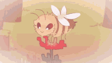 Happy Flower GIF - Happy Flower Bee GIFs